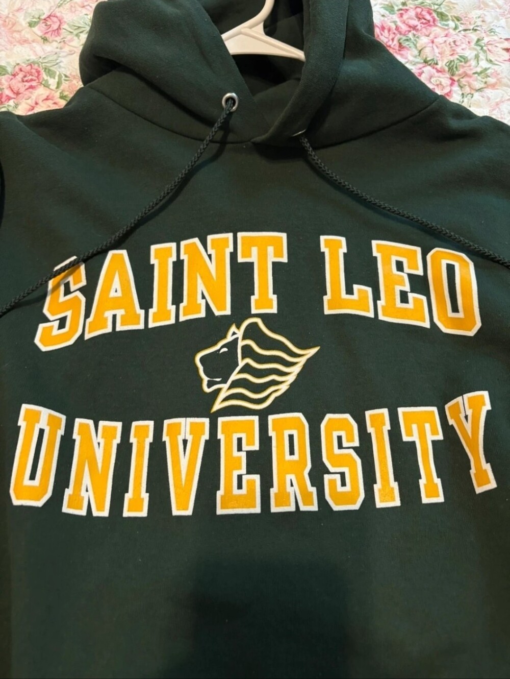 Saint Leo University Green Pullover Hoodie